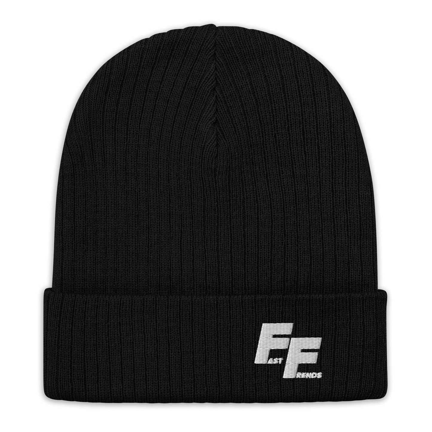 Ribbed knit beanie