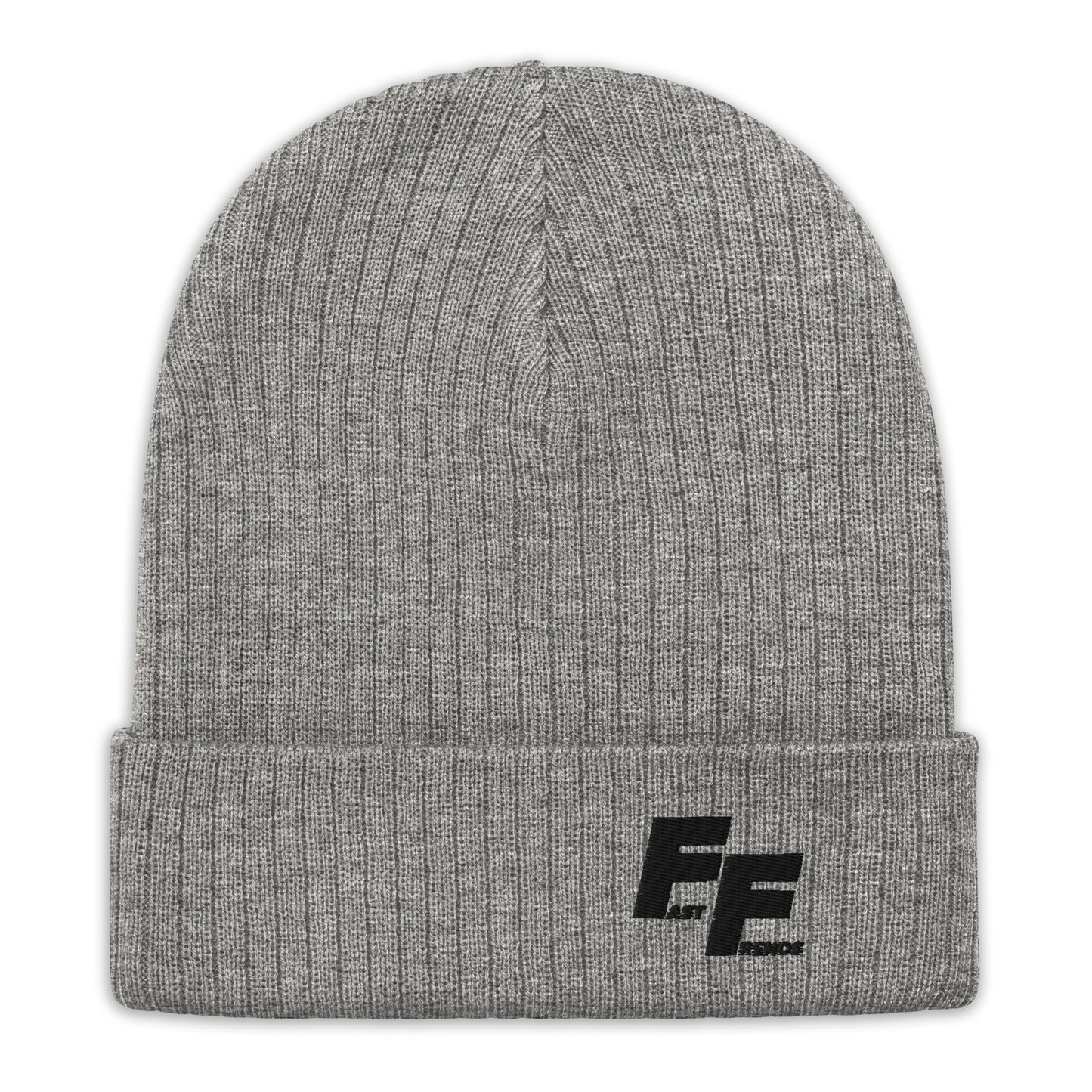 Ribbed knit beanie