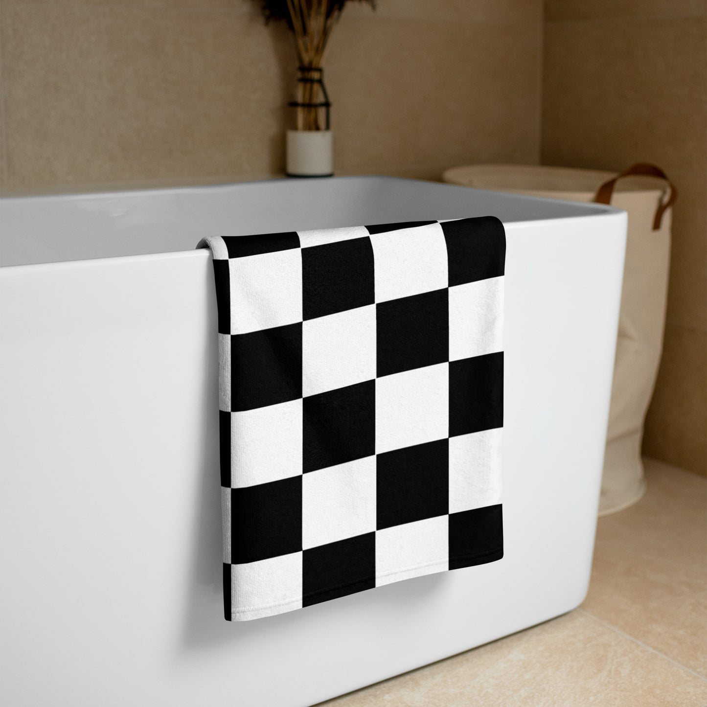 Beach Towel Checkered Flag