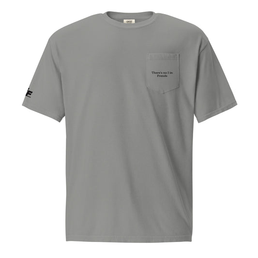 Unisex garment-dyed pocket t-shirt